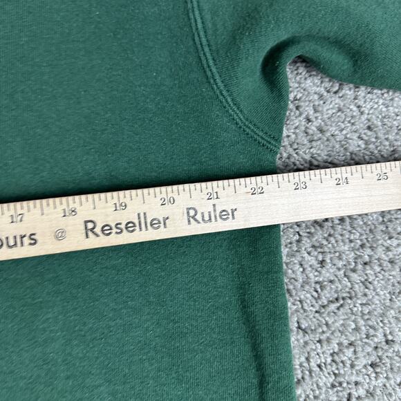 Vintage Miami Hurricanes Sweatshirt Mens Large Green NCAA Football Crewneck 90s - Picture 10 of 11